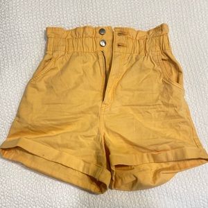 H&M sunshine yellow shorts